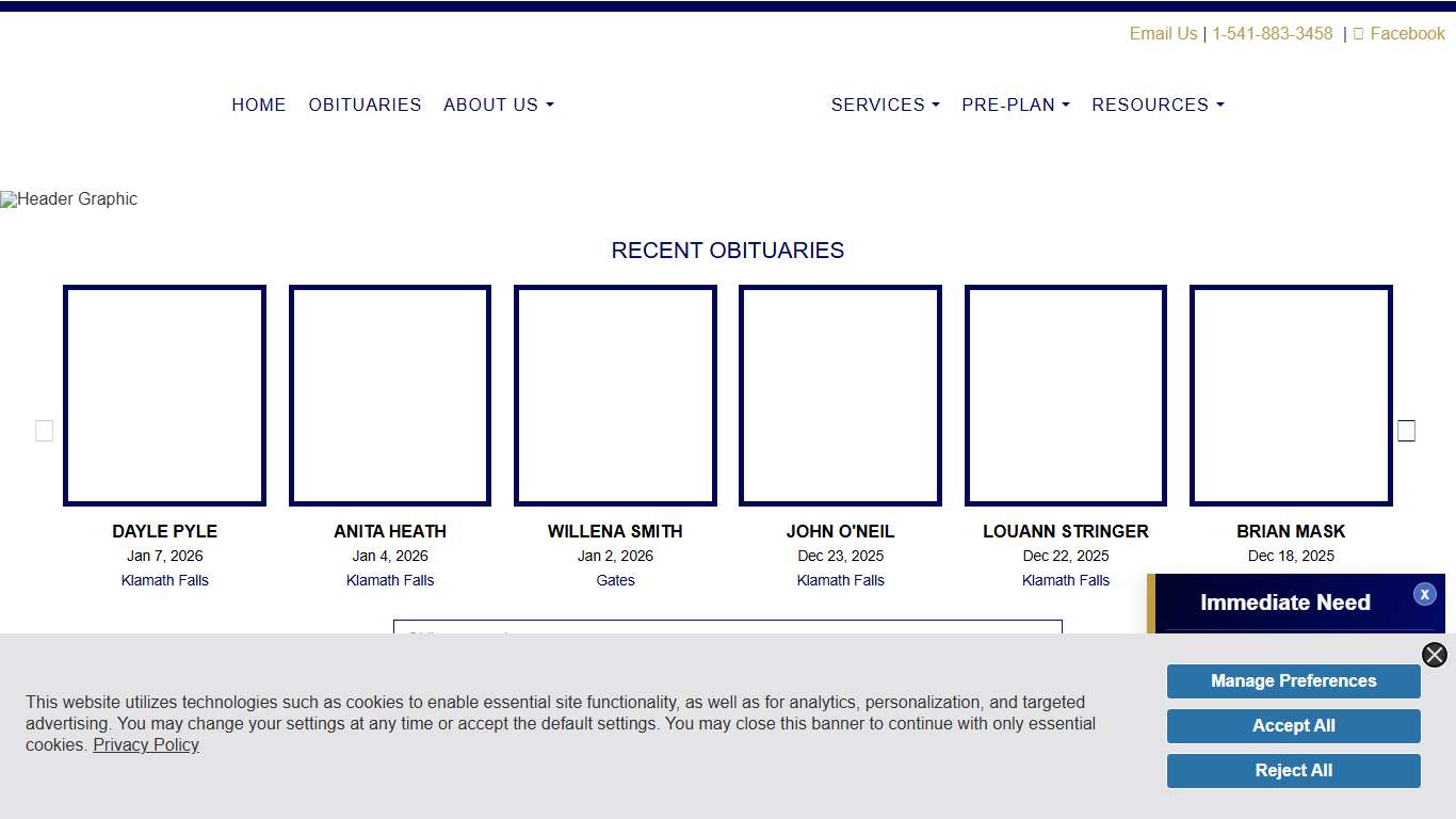 Davenport's Chapel of the Good Shepherd | Klamath Falls OR funeral home and cremation